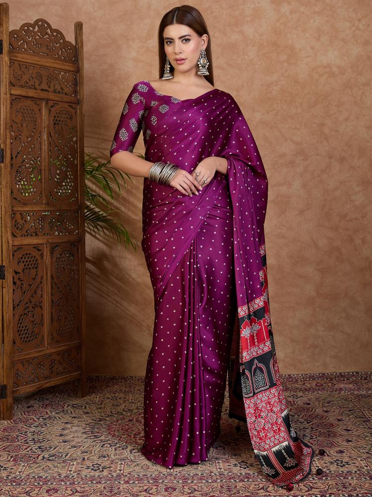 Dazira Brand presents Luxe15 Sarees Catalogue Fabric Satin