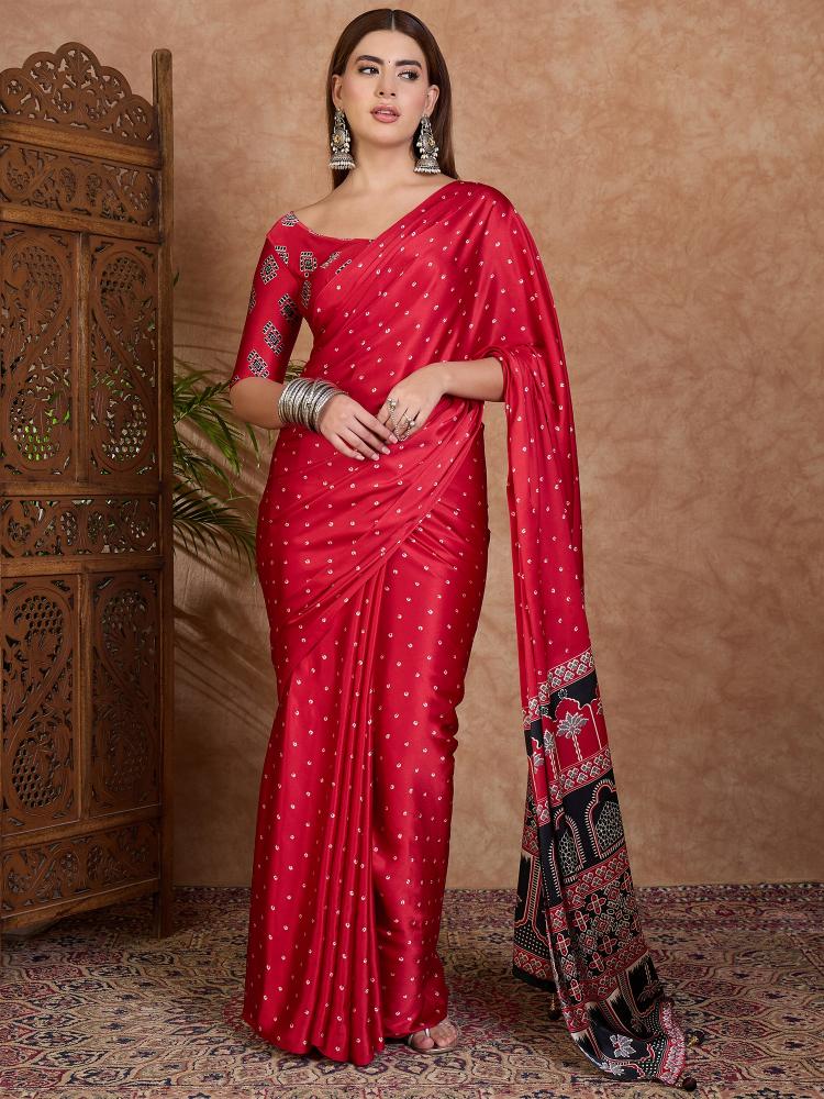 Dazira Brand presents Luxe15 Sarees Catalogue Fabric Satin