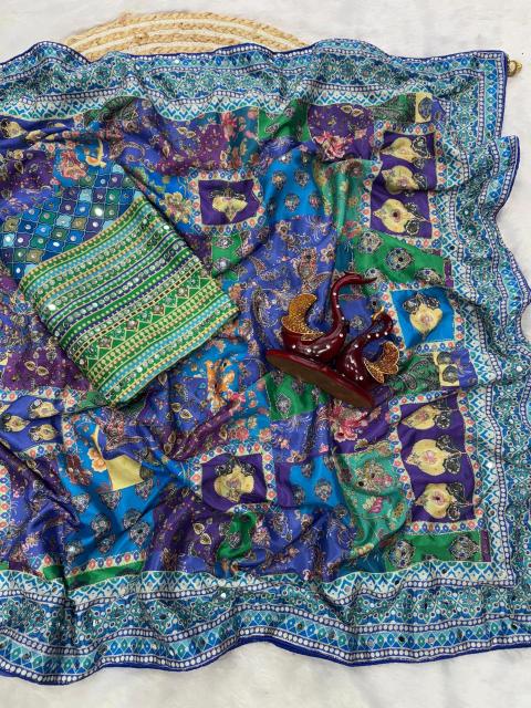Dazira creap silk  Saree wholesale shop in Pune