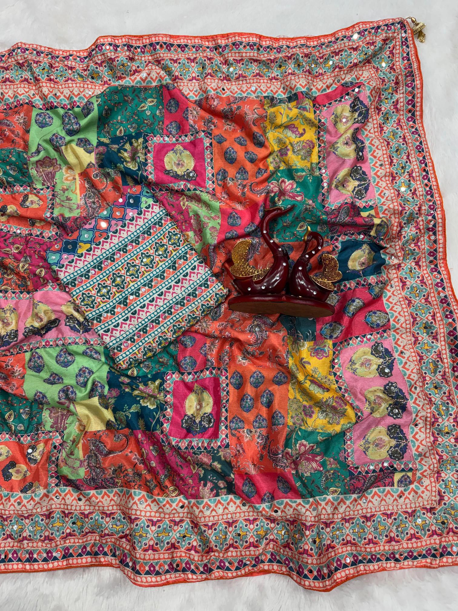 Dazira creap silk  Saree wholesale shop in Pune