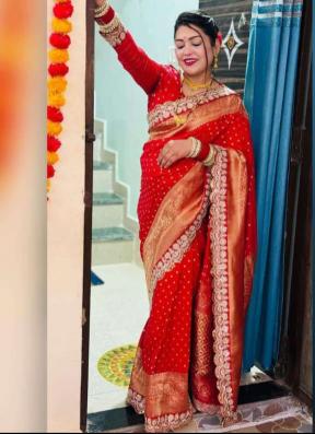 Dazira Crepe Khadi Silk Saree wholesale price in Kolkata