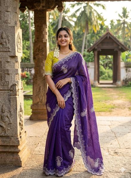 Dazira Crunchy Chiffon Wholesale saree suppliers in Hyderabad