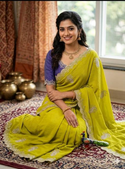 Dazira Crunchy Chiffon Wholesale saree suppliers in Hyderabad