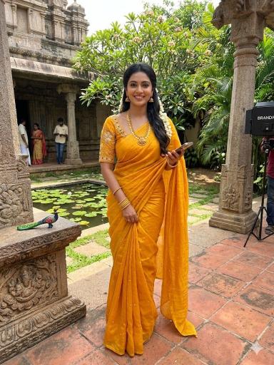 Dazira Fendy Sattin Dual Kolkata saree traders