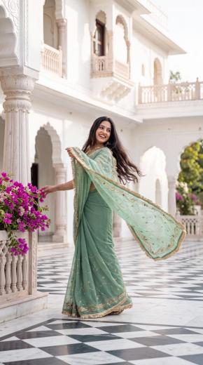 Dazira Georgette vol 10 catalog plain sarees wholesale online