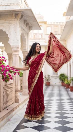 Dazira Georgette vol 10 catalog plain sarees wholesale online