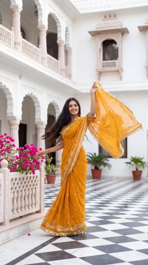 Dazira Georgette vol 10 catalog plain sarees wholesale online