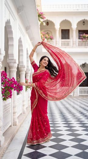 Dazira Georgette vol 10 catalog plain sarees wholesale online