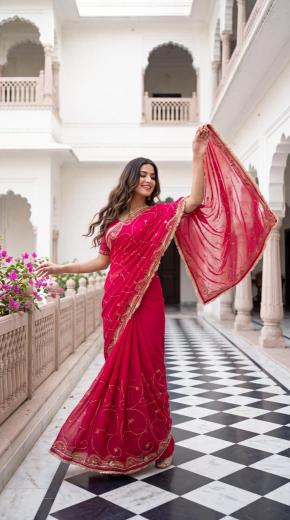 Dazira Georgette vol 10 catalog plain sarees wholesale online