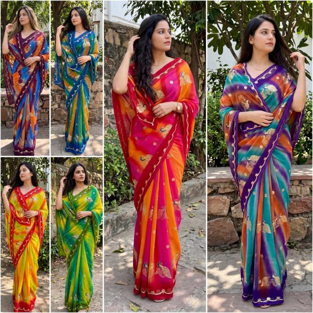 Dazira Georgette vol 12 catalog sarees wholesale market in surat