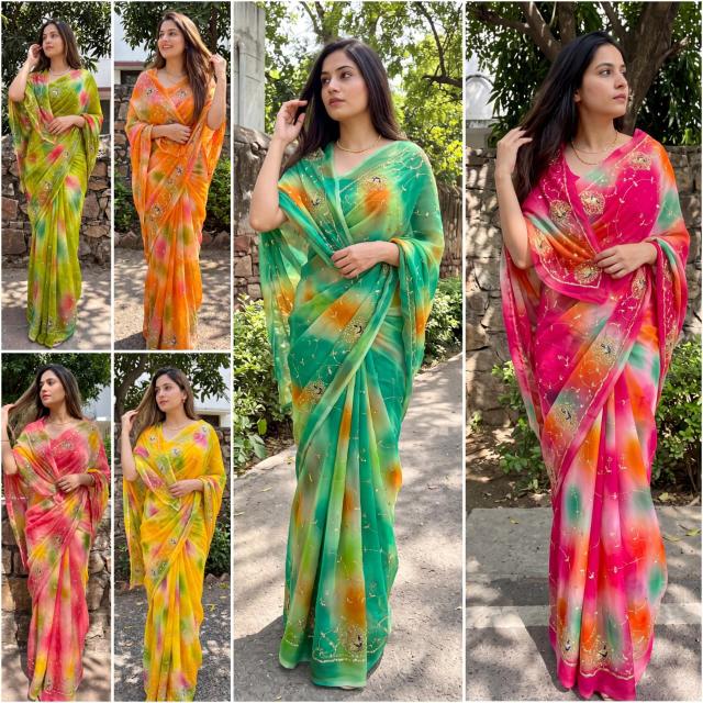Dazira Georgette vol 13 catalog saree wholesalers in bangladesh