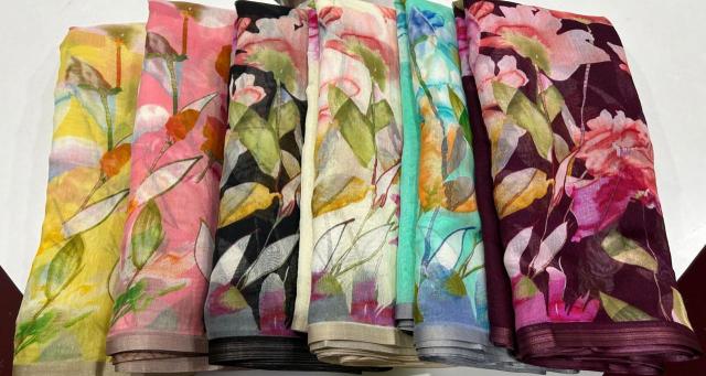 Dazira Handloom Linen Affordable sarees in Hyderabad