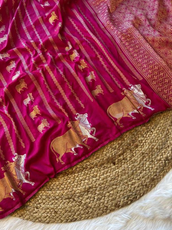 Dazira jari weaving Saree wholesale shop in Kolkata