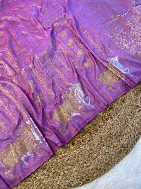 Dazira jari weaving Saree wholesale shop in Kolkata
