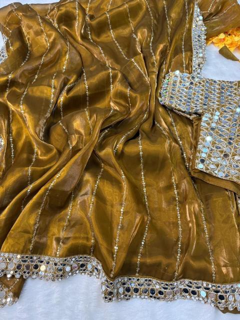 Dazira jimmy choo sattin Designer sarees wholesale in Pune