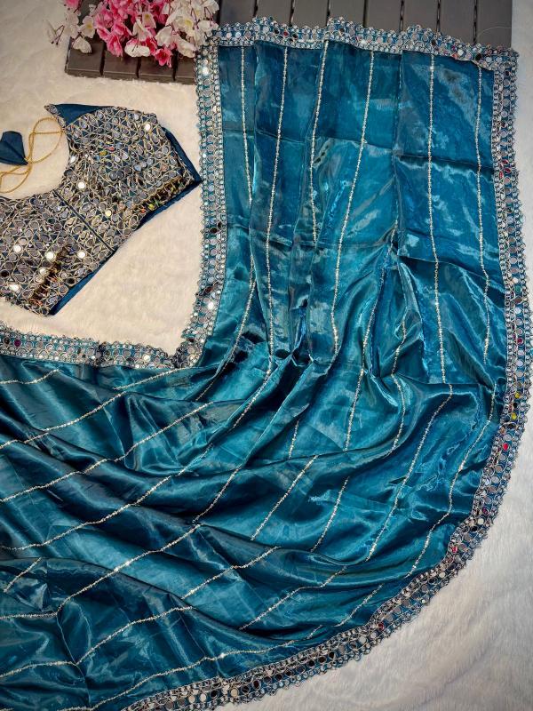 Dazira jimmy choo sattin Designer sarees wholesale in Pune
