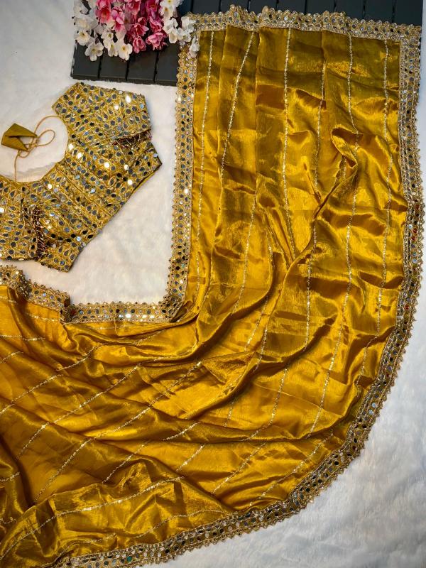Dazira jimmy choo sattin Designer sarees wholesale in Pune