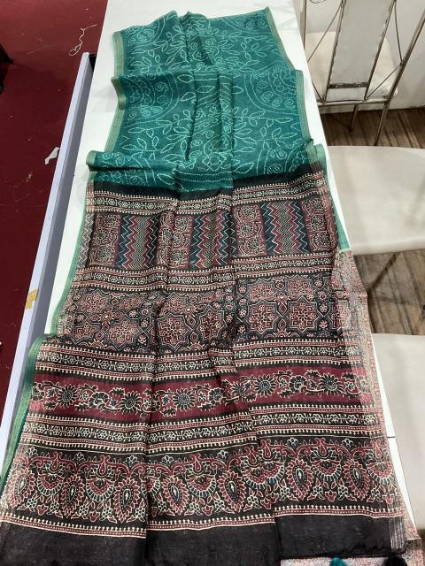 Dazira Linen Digital Print Designer saree wholesale in Kolkata