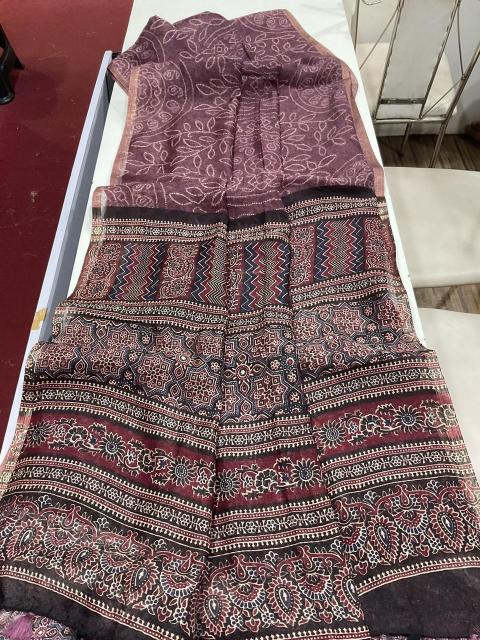 Dazira Linen Digital Print Designer saree wholesale in Kolkata