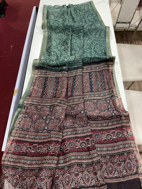 Dazira Linen Digital Print Designer saree wholesale in Kolkata