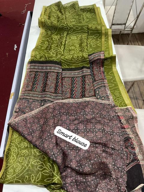Dazira Linen Digital Print Designer saree wholesale in Kolkata