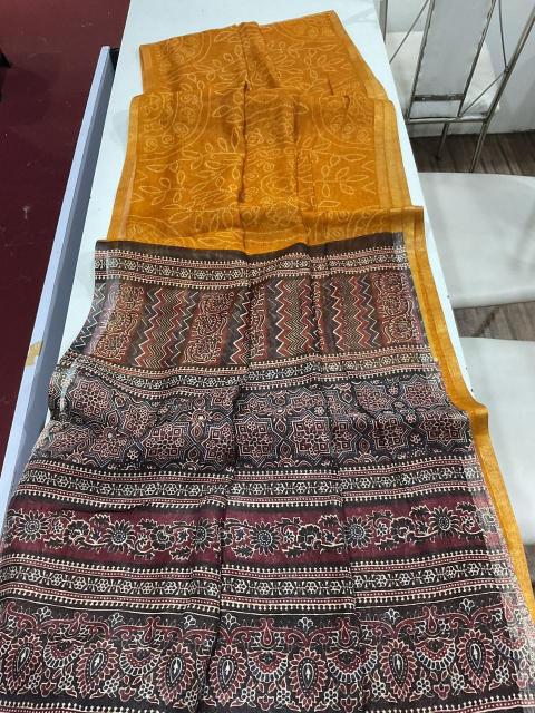 Dazira Linen Digital Print Designer saree wholesale in Kolkata