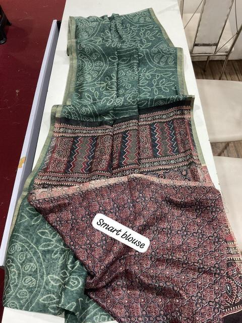 Dazira Linen Digital Print Designer saree wholesale in Kolkata