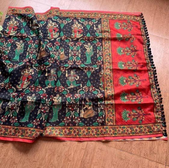 Dazira Linen Digital Print Wholesale saree suppliers in Chandni Chowk