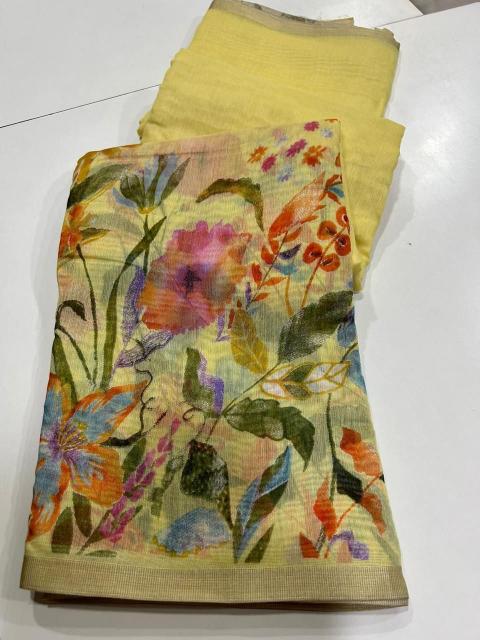 Dazira LINEN DIGITAL PRINTED Bulk saree suppliers in Kolkata