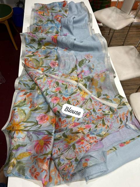 Dazira LINEN DIGITAL PRINTED Bulk saree suppliers in Kolkata