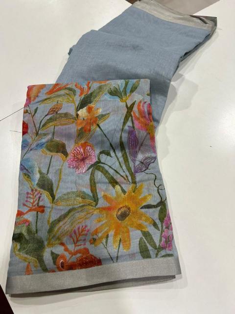 Dazira LINEN DIGITAL PRINTED Bulk saree suppliers in Kolkata