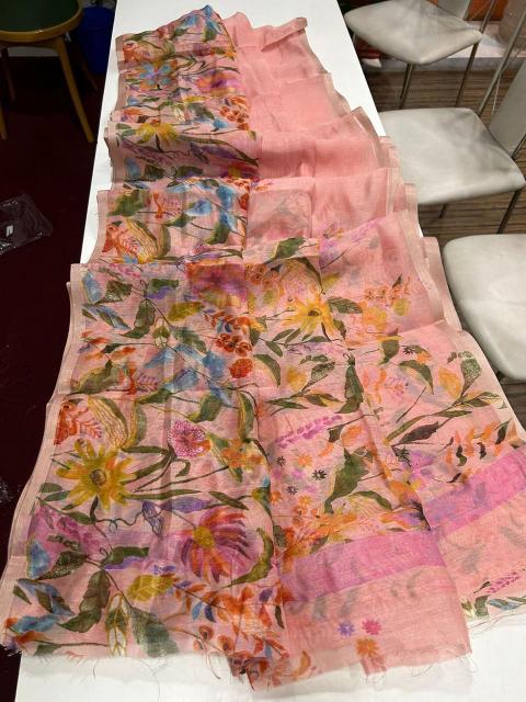 Dazira LINEN DIGITAL PRINTED Bulk saree suppliers in Kolkata