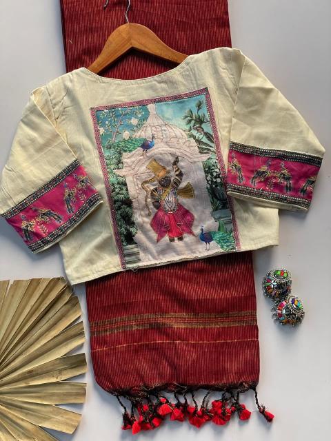 Dazira  lining khadi cotton Designer sarees in Hyderabad wholesale market
