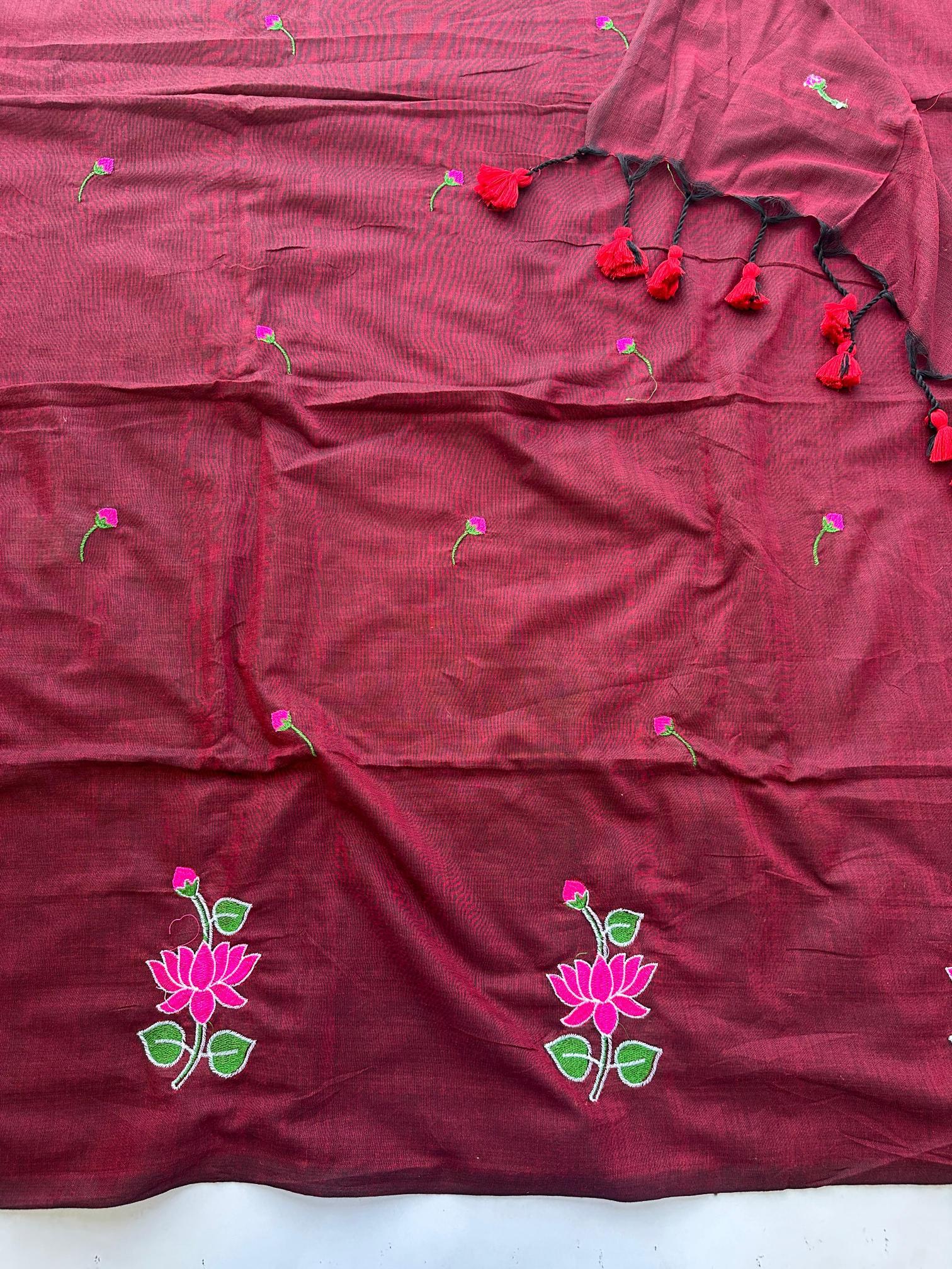 Dazira Lotus catalog cotton saree wholesalers