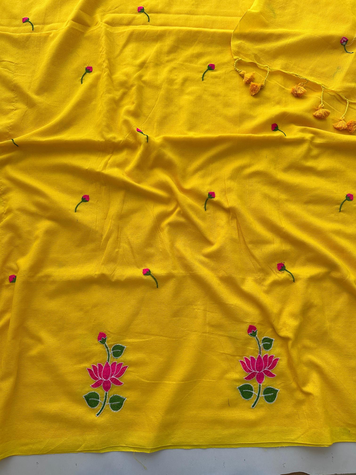 Dazira Lotus catalog cotton saree wholesalers