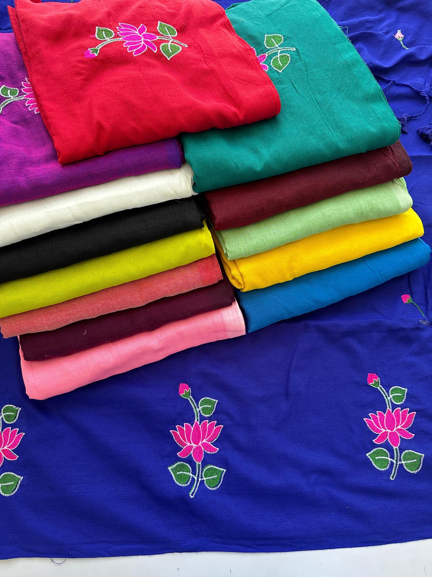 Dazira Lotus catalog cotton saree wholesalers