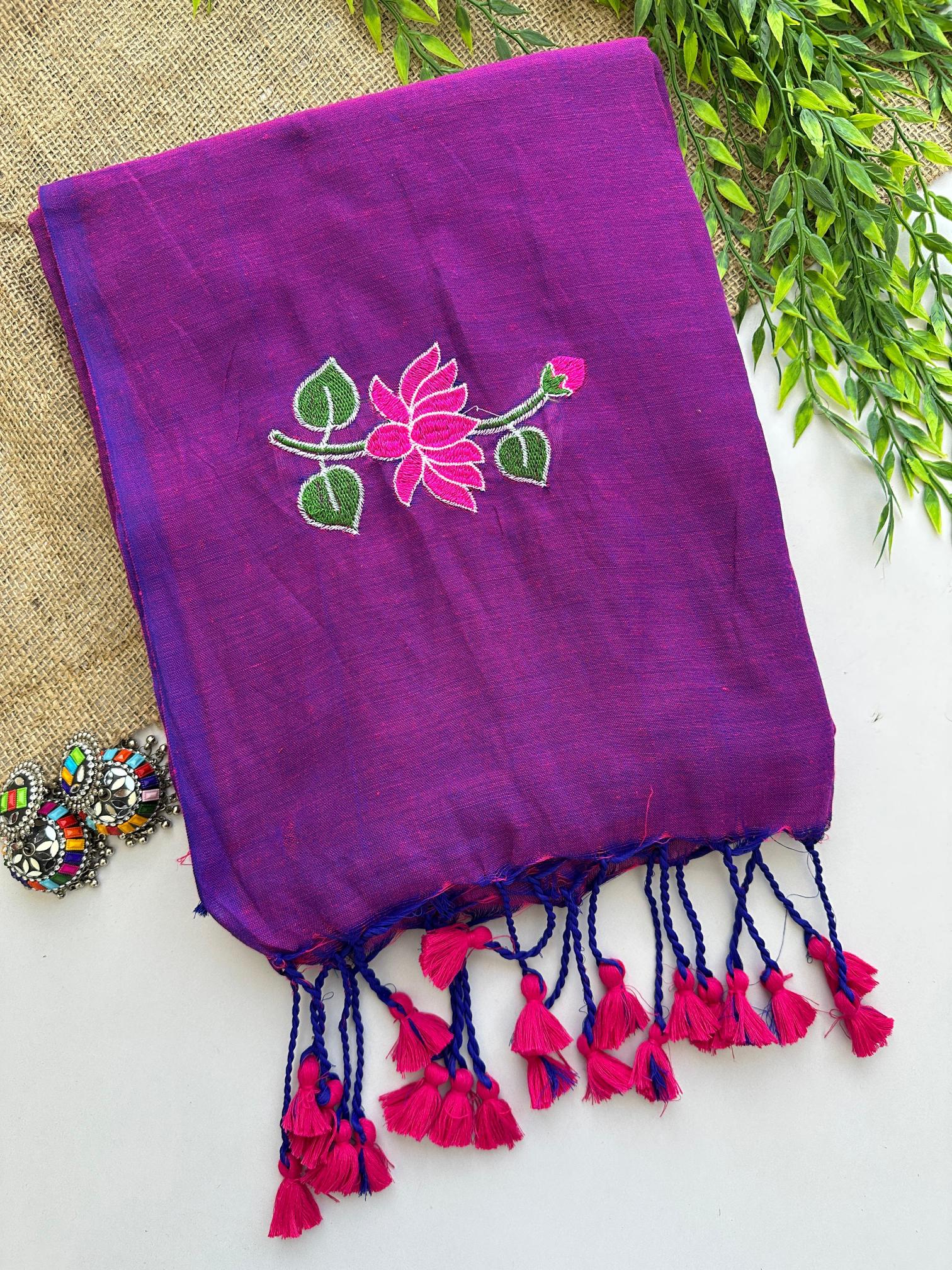 Dazira Lotus catalog cotton saree wholesalers
