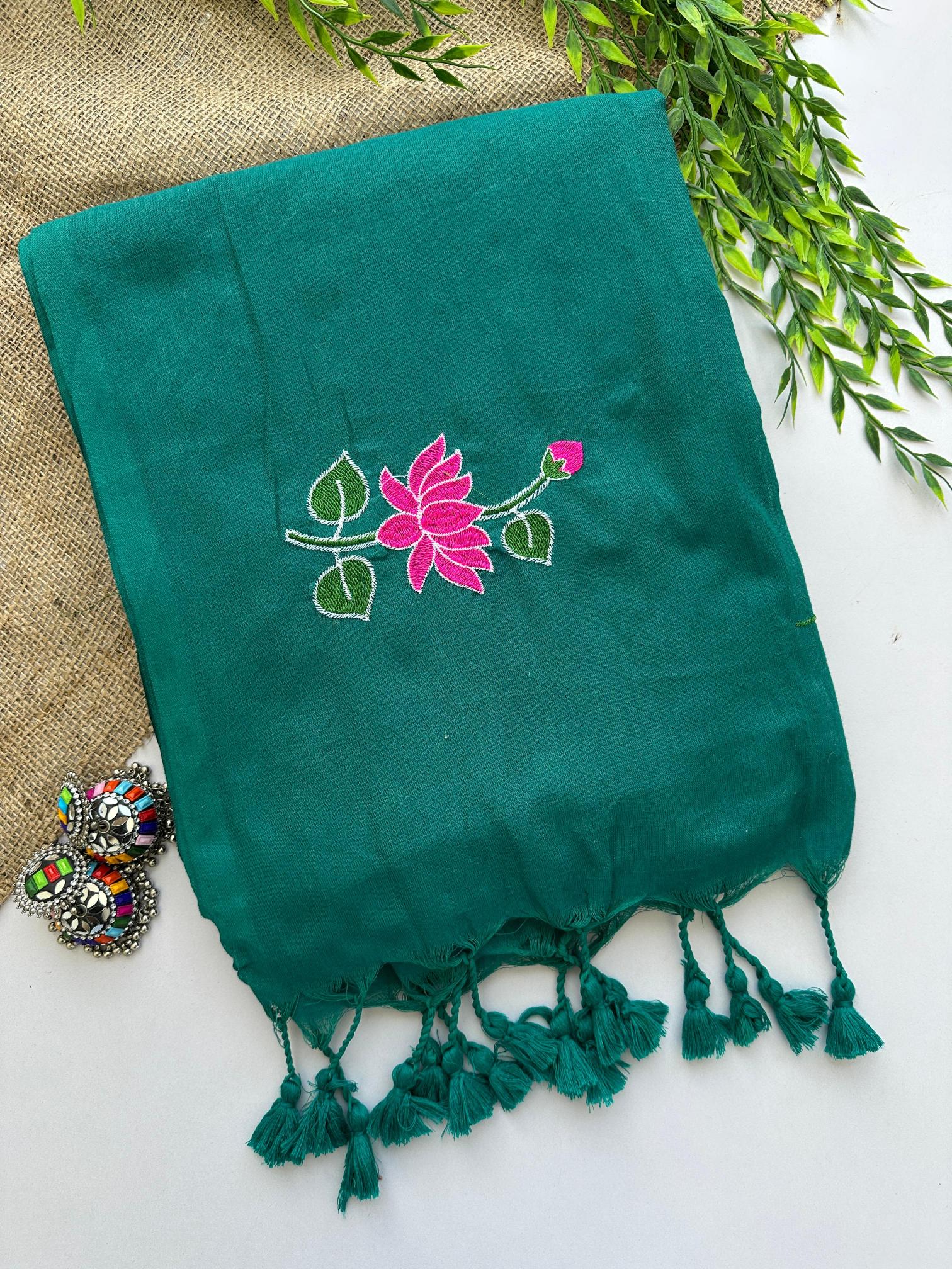 Dazira Lotus catalog cotton saree wholesalers