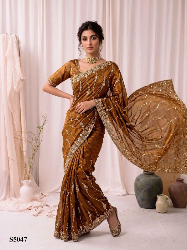 Dazira Pavika catalog designer saree wholesalers