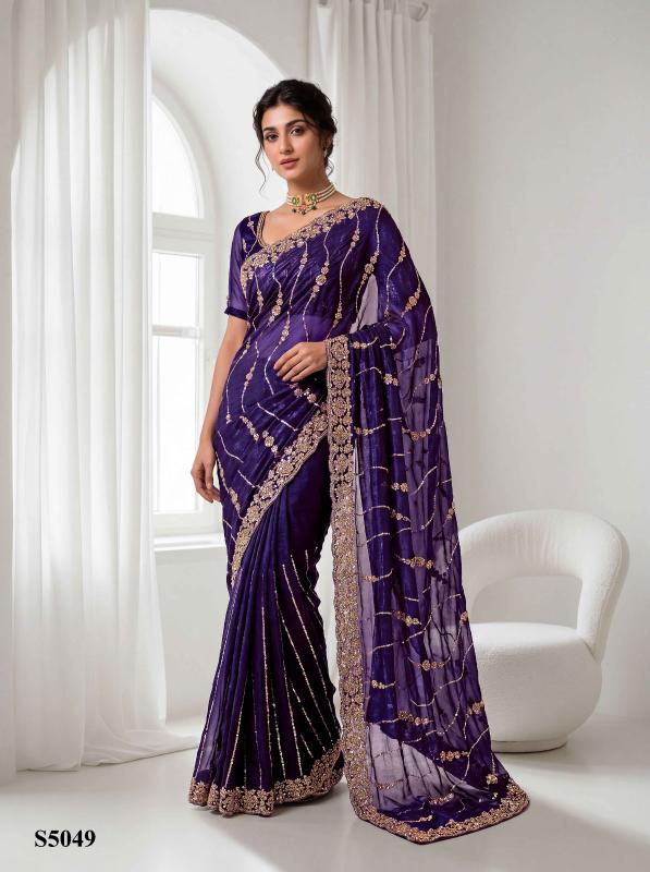 Dazira Pavika catalog designer saree wholesalers