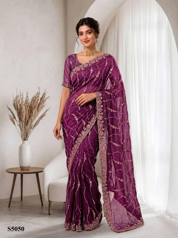 Dazira Pavika catalog designer saree wholesalers