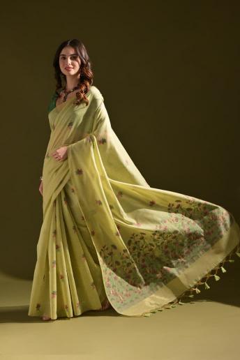 Dazira Premium soft muga Cotton vol 43 catalog wholesale cotton saree market in mumbai