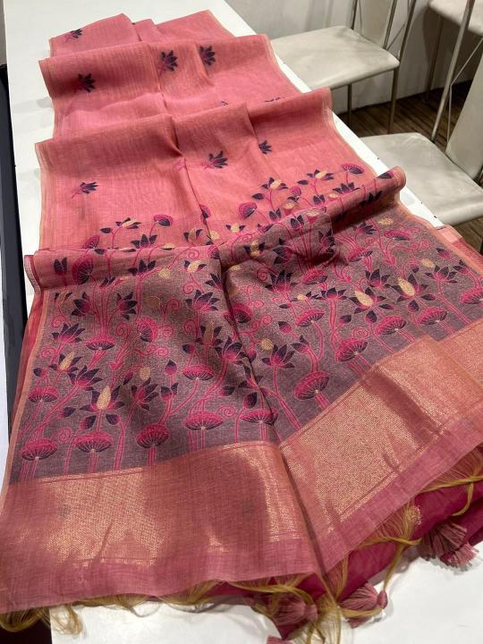Dazira Premium soft muga Cotton vol 43 catalog wholesale cotton saree market in mumbai