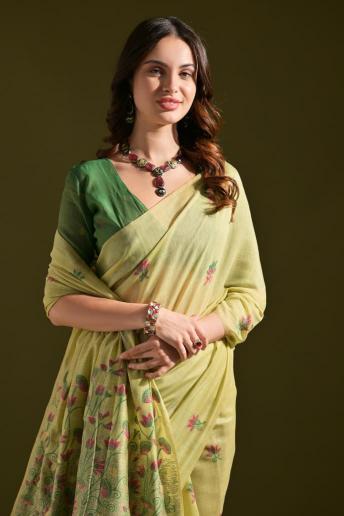 Dazira Premium soft muga Cotton vol 43 catalog wholesale cotton saree market in mumbai