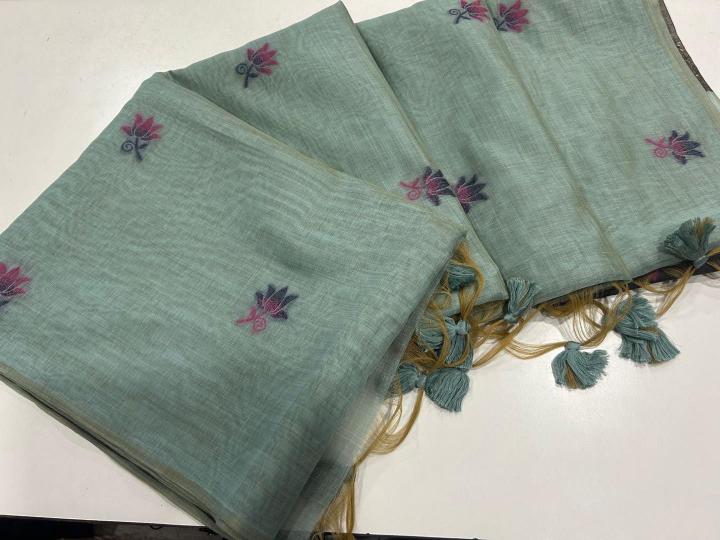 Dazira Premium soft muga Cotton vol 43 catalog wholesale cotton saree market in mumbai