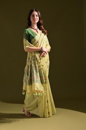 Dazira Premium soft muga Cotton vol 43 catalog wholesale cotton saree market in mumbai