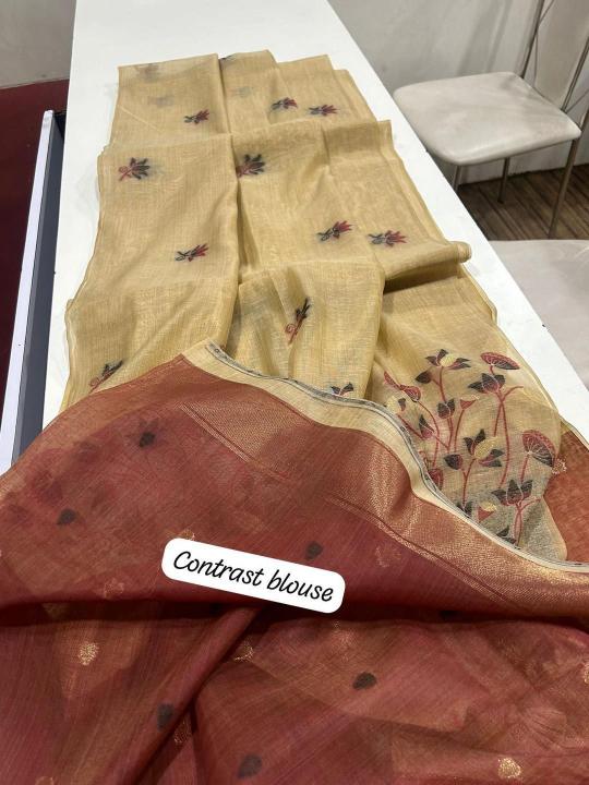 Dazira Premium soft muga Cotton vol 43 catalog wholesale cotton saree market in mumbai