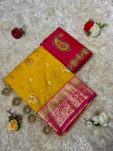 Dazira Rajbutti catalog paithani saree wholesale