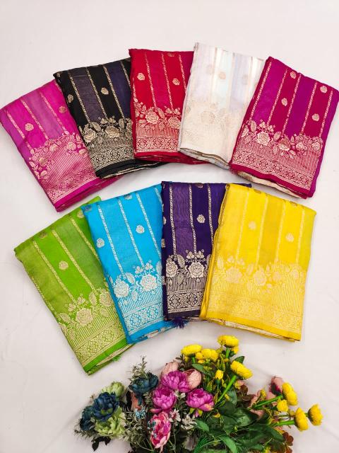 Dazira Rich Crepe Khadi vol 5 catalog crepe silk sarees wholesale bangalore