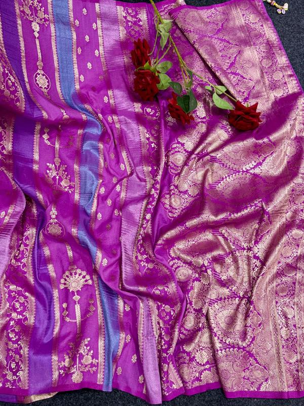 Dazira Rich Crepe Khadi Wholesale saree market in Bengal